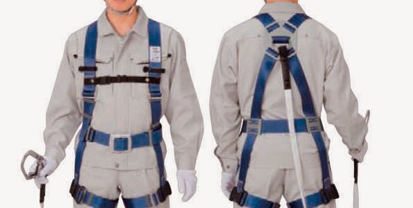 Persiapan dan pemakaian body harness Persiapan dan pemakaian body harness