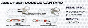 absorber double lanyard