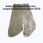 leopard almunized apron