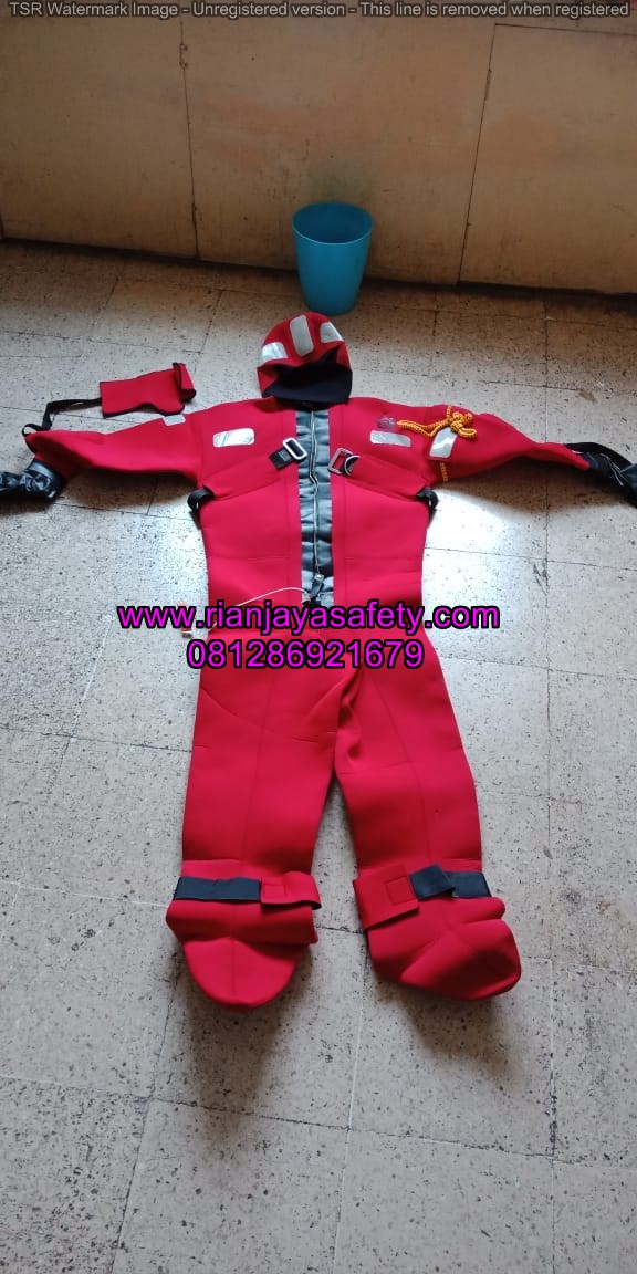 jual immersion suit baju  anti  dingin  untuk di kapal RIAN 